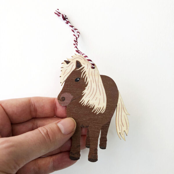 Shetland Pony Ornament - Image 3