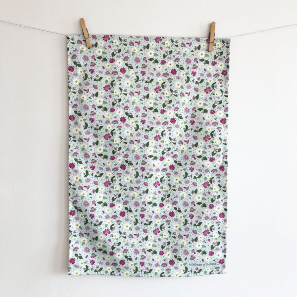 Peerie Petals Tea Towel