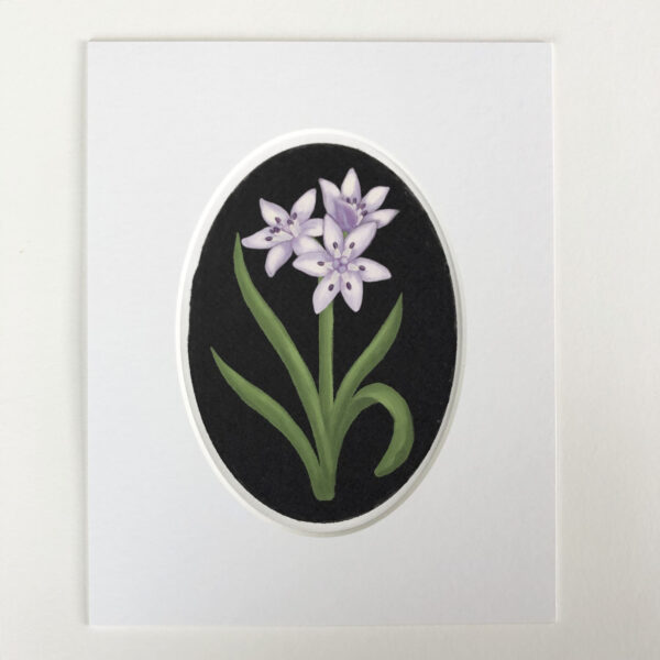 Spring Squill Art Print