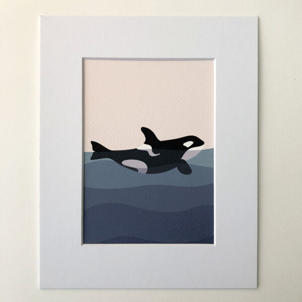 Orca Art Print